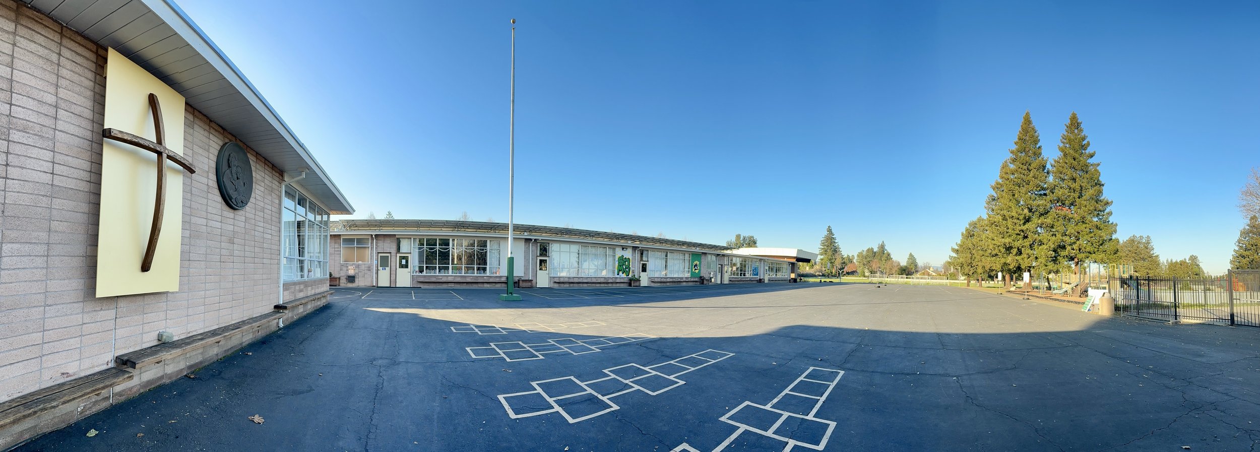 St. Joseph campus court and classroom buildings
